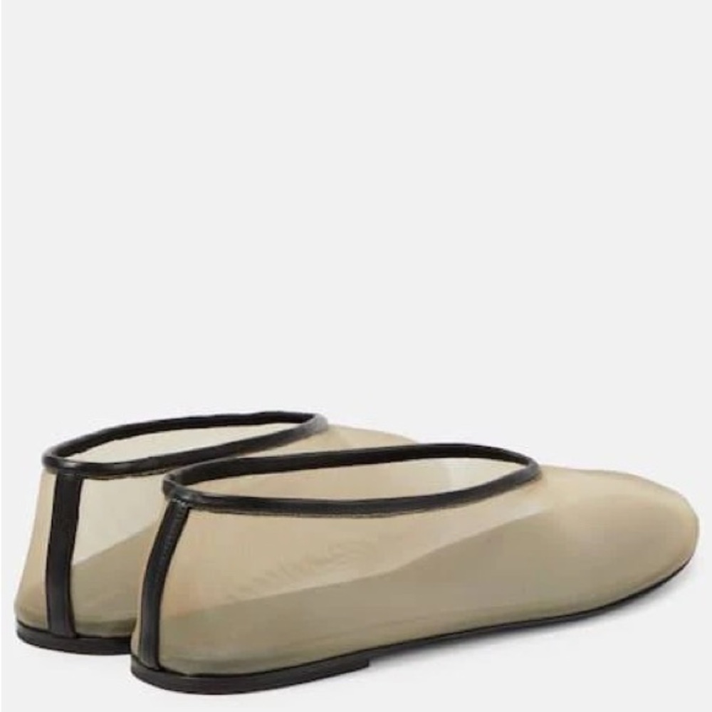Clear Mesh & Black Trim Flats- Like KHAITE! - Picture 2 of 14